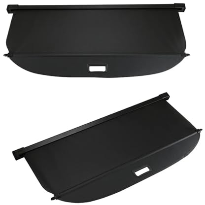 BTFWM Kofferraumabdeckung for den Kofferraum, for Range Rover, for Sport L494 2014–2022, Gepäckablage, Sicherheitsschild, Vorhang, Trennmatte, Zubehör Gepäckraumabdeckung hinten(Size:Leather)