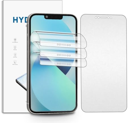 nvskvd Matt Hydrogel Folie für iPhone 13 iPhone 13 Pro, 3 Stück Entspiegelte TPU Schutzfolie Flexible Displayschutzfolie Display Blendschutz, Anti-Fingerabdruck