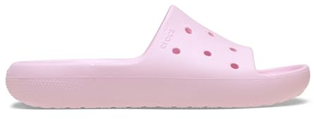 Crocs Classic Slide v2 Strandsandal unisex - vuxen, Pink Milk, 43/44 EU