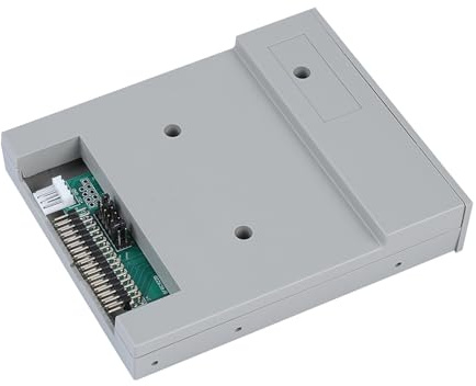 Denash Diskettenlaufwerk-Emulator, Weißer USB-Emulator, Einfache Installation, 1,44 MB Sicherheit für Industrielle Steuerungsgeräte