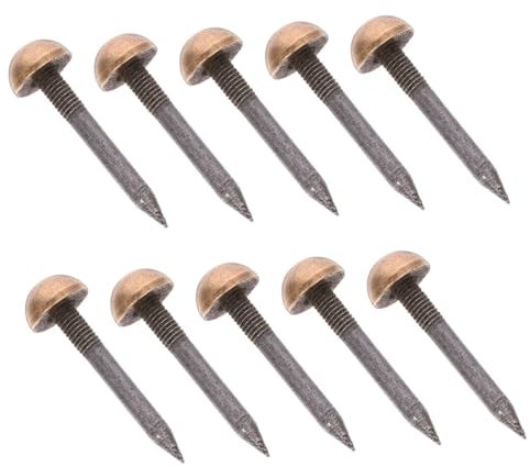CANIGHT Dekorative Möbelnägel Aus Metall Polsternägel Für Sofas Türen Korkplatten Mit Rundem Kopf Für Bastelarbeiten Und Projekte