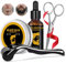 Crece Barba Kit 0.25mm Rodillo,30ml Aceite Barba, 60g Balsamo Barba,Tijeras para Barba,Kit Cuidado Barba,Promover el crecimiento de la barba,Facial crecimiento del pelo