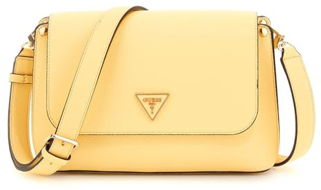 GUESS Meridian Flap Crossbody Bag Cornsilk
