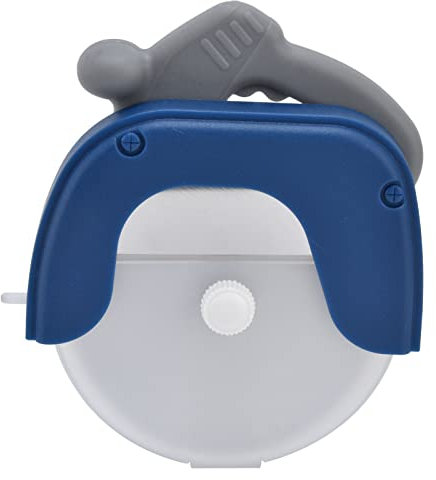 Rueda de cortador de pizza, cortador de acero inoxidable con bloqueo de seguridad, cortadora de pizza profesional de 12.5 cm para la almacenamiento de servicio, la herramienta de