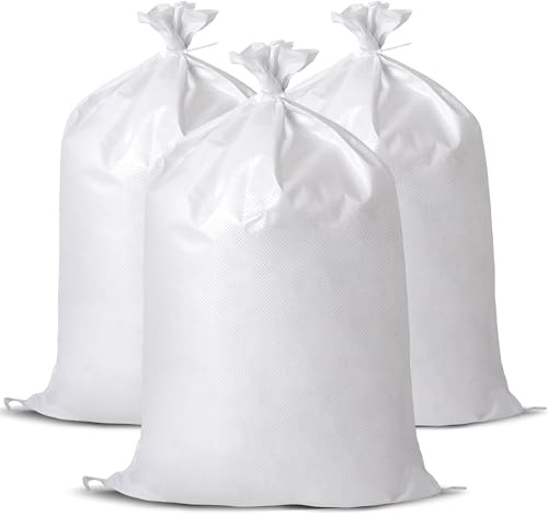 Baypify 20 Pack Heavy Duty Sand Bags, (20 X 30), Used for Flooding, Builders, Garden Waste, Grain Storage and Cargo Handling (20)
