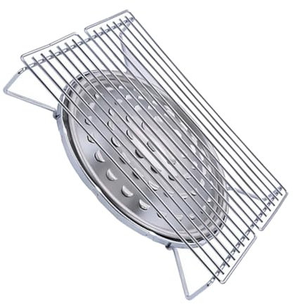 ARTSEWPLY Camping Barbecue Grill Grate Stainless Steel Outdoor Stove Rack Portable Barbecue Tool for Picnic Garden and Home Cooking 235x285x40mm