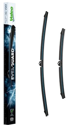 VALEO EVERGUARD Escobilla Limpiaparabrisas con spoiler Delante | Tipo de escobilla: Escobilla con hoja plana | Longitud 1: 650mm | Longitud 2: 350mm 566025