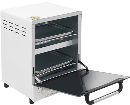 Stérilisateur Haute Température 1000W stérilisateur materiel onglerie Professionnel - pour Salon de Beauté, Laboratoire, Maison,2 Plateaux Galvanisés,Commutateur Rotatif(Blanche)