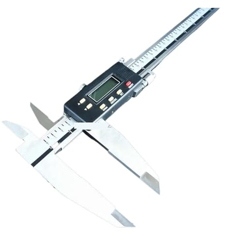 Digitaler Messschieber, 1000 mm 40 Zoll Digitaler Messschieber 0-1000 800 600 Doppelmesserbacke Hochleistungs-Digitalmessschieber Mikrometer Dickesmessgerät(0-500mm)