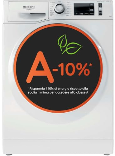 HOTPOINT ARISTON NR 748G WS A IT - Lavatrice 8kg Carica Frontale, 12 Programmi, Centrifuga 1400 Giri, Funzione Vapore per Rimuovere Batteri, Classe A - Elettrodomestici per la Casa, 59,5Lx85Hx60,5P