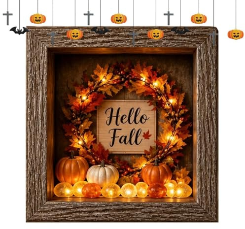 Halloween Erinnerungsbox Gotisch dekorativ Leuchtend 21,5 x 21,5 cm