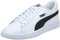 PUMA Unisex Puma Smash v2 L Low-Top, Puma White-Puma Black, 43 EU