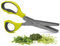 Granny's Kitchen Forbici per Erbe Aromatiche - Forbice Multilama da Cucina - Tritatutto 5 Lame in Acciaio Inox + Pettine Pulizia - Trita Prezzemolo, Basilico