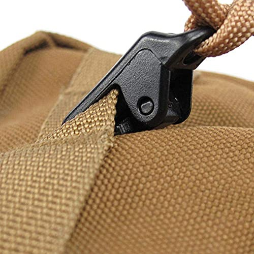 VBESTLIFE Plastic Tarp Clips, 10 Pcs, Modern Style, Black, Lightweight, High-Impact Material, Windproof Awning Clamps for Outdoor Activities, Camping Tent and Accessories