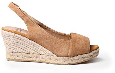Toni Pons Wildleder-Espadrille für Damen - Monza-A - Cuero, 40 EU