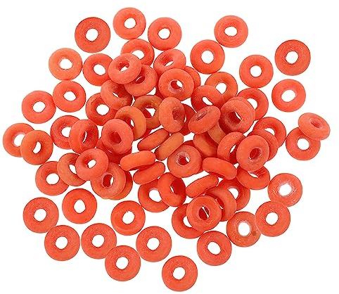 Yardwe 100stücke Gummi Ringe Für Schafe Und Schweine Hochelastisch Und Einfach Anzuwenden Zur Kastration Und Schwanzentfernung Geeignet Unblutige Methode Für Nutztiere