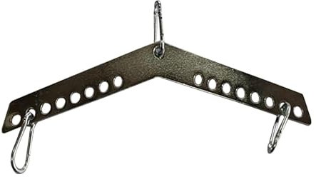 kowaku LAT Pull Down T Bar Spreader Bar 20.47inch Pulldown Machine Handle Double to Single D Handle for Sport Cable Machine Fitness