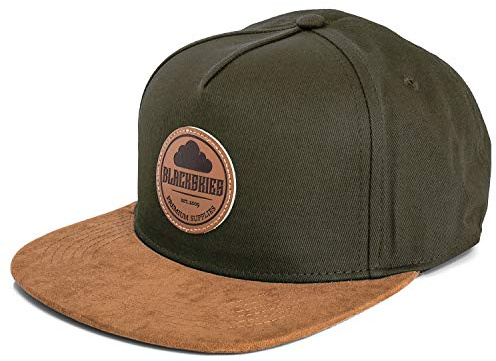 Blackskies® Pathfinder Snapback Cap | Herren und Damen Schirm Kappe | Premium Baseball Mütze Basecap Verstellbar One Size Cap - Männer Frauen Unisex Streetwear Outdoor Sommer Freizeit