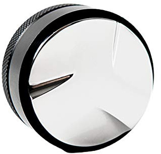 SHINROAD 51/53 / 58mm Kaffeeverteiler & Stampfer, Einzel Doppelkopf Edelstahl Kaffeestampfer Einstellbarer Tiefenausgleichsverteiler - Espresso Handstampfer Verteiler Richtwerkzeug Single head 51mm