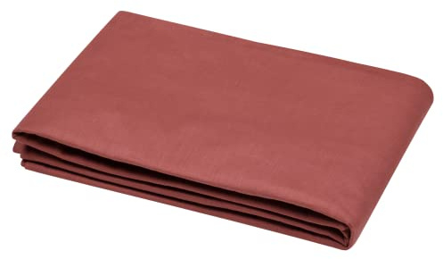 Lovely Casa - Bettlaken – Größe 180 x 290 cm – 100% Baumwolle Zertifiziert nach Öko-Tex – Farbe Grenache – Modell Eden – Bettwäsche für Haus – weich und bequem für kuschelige Nestchen