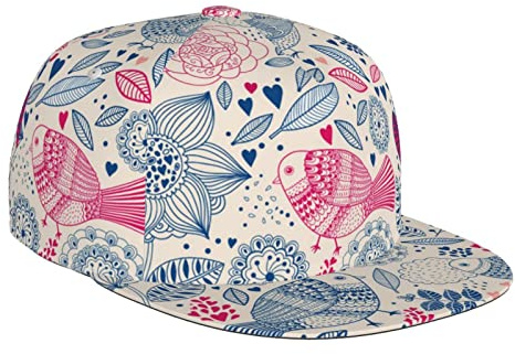 Graffiti Mur Urbain Plat Bill Brim Casquette Hip Hop Chapeau Casquette de Baseball pour Hommes Femmes réglable carré Plat visière Dos TruckerHat