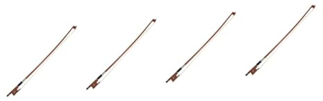 Supvox 4stücke Violinbogen Aus Hühnerholz Hochwertiger Übungsbogen Für Violinenspiel Für Anfänger Und Profis Komfortabel Und Langlebig Für Musikliebhaber Geeignet
