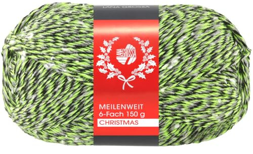 MEILENWEIT Merino 6-fach 150g CHRISTMAS 326 - Christmas Snow Flake