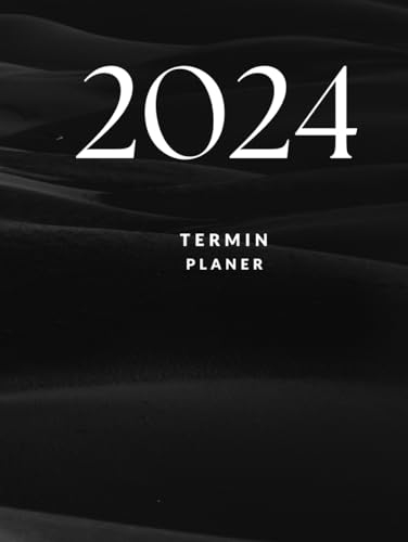 Terminplaner 2024 -A4- Tageskalender, Kalender 2024, Organizer, Tag pro Seite, 30 Minuten-Intervalle, eintragen bis zu 3 Namen - Montag bis Samstag - 08:00-21:00