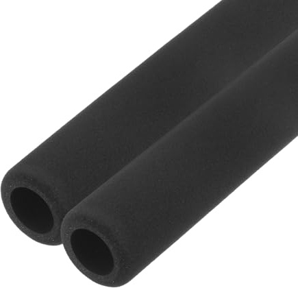M METERXITY 2er-Pack Rohrisolierung Schaumstoffrohr, 18mm ID 30mm OD 295mm Länge, Weicher Flexibler Schaumstoffschlauch Rohrisolierung für Griffunterstützung/Gitarrenständer/ [Schwarz]
