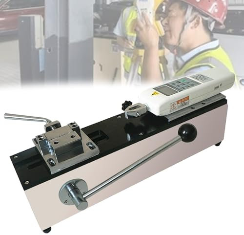 YXZQLOZ Dinamometro Digitale 500N dinamometro Push-Pull ad Alta precisione per Prove di Tensione e Compressione, Corsa effettiva 150MM