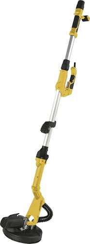 Güde Trockenbauschleifer GTBS 710 (230 V, 710 W, 1200-2500 1/min, 22,5 cm Scheiben-Ø, teleskopierbar, werkzeugloser Schleiftellerwechsel, inkl. Rund- & Deltaschleifteller, 24-tlg. Schleifpapierset)