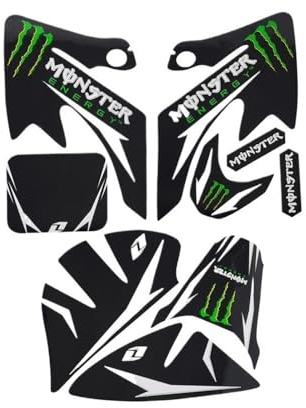Accesorios Motocicleta Protector Pegatinas Kit De Carrocería Motocicleta para CRF50 Calcomanías Gráficas Carenado Universal, para Motocross Y Pit Bike