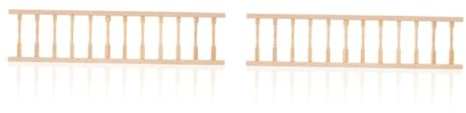 CAXUSD 2 Pezzi Ringhiera In Legno Per Casa Delle Bambole Accessori E Mobili Per Casa Delle Bambole Ringhiera Per Casa Delle Bambole Mini Mobili Ornamento In Miniatura Decorazioni Per