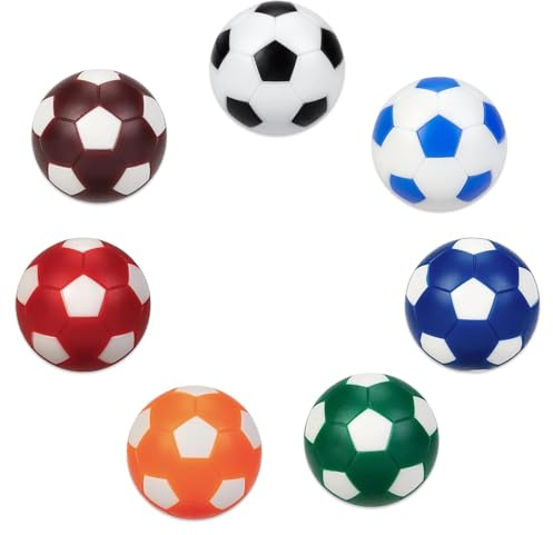 BCHKO 7-teiliges Tischfußball-Ersatzball-Set für Fans – Tischfußbälle für Fußballspiele von Erwachsenen und Kindern (32 mm)
