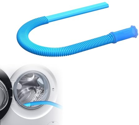 Dryer Vent Cleaner Kit, 80cm PE Flexible Tumbler Dryer Lint Vacuum Extension Hose, Designed to Thoroughly Remove Stubborn Fluff and Dust in Pipes, with Anti-Aging Properties (Blue,1pc)