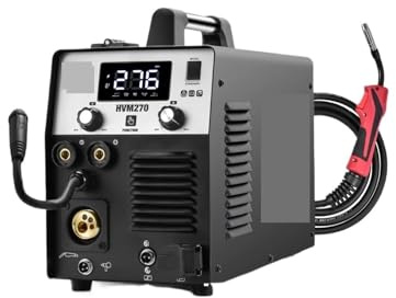 Cortadora de plasma, Soldadoras de plasma 5 en 1 con pantalla digital 220 W, corte/MMA/gas/sin gas, MIG/Lift TIG, inversor, alambre 1/5 kg(With 17V PT31)