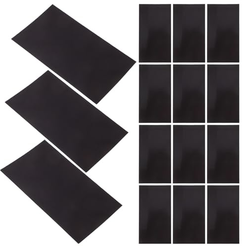 PLAFOPE 48pièces Magnétique Adhésive Bandes Flexibles pour Photos et Loisirs Créatifs Ruban Aimanté Plat pour Tableau et Réfrigérateur