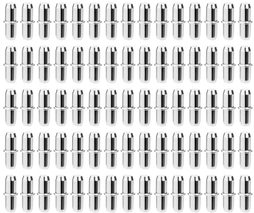75 Stk Regalbodenträger 5mm x 17mm, Regalbodenhalter, Regalstifte Set, Regalbretter Halterung Regalbrett Halterung, Regalstützstifte, Bodenträger für Einlegeböden Halter für Kleiderschrank Schränke