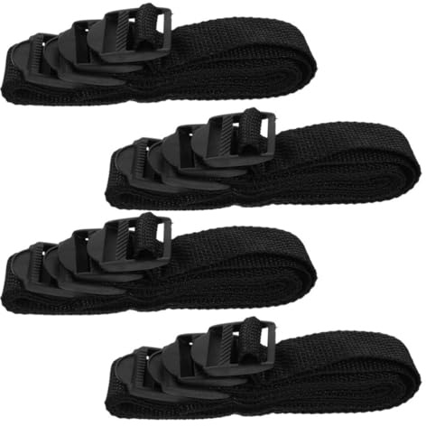 SHERCHPRY Correa para Zapatos de Nailon Aireadores de Césped 16 Piezas | Sujeción Segura para Pinchos, Uso Exterior en Césped, Color Negro, para Jardinería Profesional