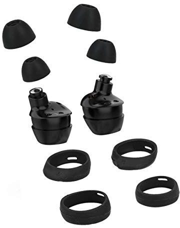 kwmobile 4X Ersatzpolster kompatibel mit Samsung Galaxy Buds/Buds Plus - Silikon Ersatz Ohrpolster In-Ear Kopfhörer - Headphones Polster