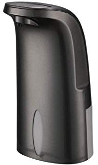 300 ml, dispensador de jabón con Sensor automático, dispensador de jabón sin Contacto, con Sensor Inteligente, Adecuado para Cocina/baño/Oficina/Hotel, Negro