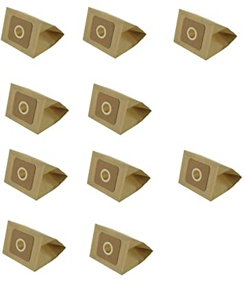 UTIZ (Pack of 10) Paper Dust Bags Strong Double Lined Type E62N / U62 For Argos Value VC-06 Series Vacuum Hoover Cleaner Alternative to 9001957373