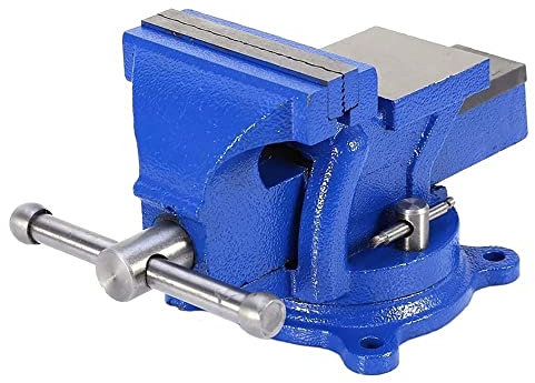Bench VICE CLAMP WORKTOP Jaws Grip Hold Swivel Base Mechanics Vise 100mm (4inch)