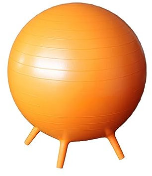 huanzhi Aktiv Sitzende Yoga-BallstüHle Ohne Rollen mit Luftpumpe, Stuhl für Erwachsene, HeimbüRo, Fitnessstudio, Trainingsball