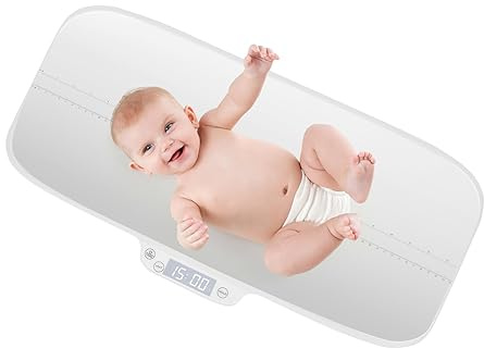 Maxmass Baby Pet Scale, Electronic Weighing Scale with Hold & Tare Function, 4 Measuring Modes, LED Screen, Multi-Function Digital Infants Scale for Newborn Kittens Puppies