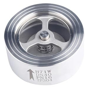 1/2 3/4 1 2 304 Edelstahl Wafer-Rückschlagventil H71W-16P DN15/DN20/DN25/DN32/DN40/DN50 Lifttyp 1St(2)