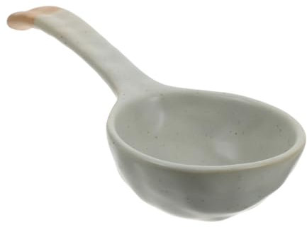 Generico 1pezzi Cucchiaio Per e Ramen Cucchiaio Lungo Porcellana Per Wonton e Noodles Design e