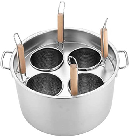 Set di pentole con divisorio e colino – Set di inserti per cucina domestica, ristorante, utensile da cucina commerciale