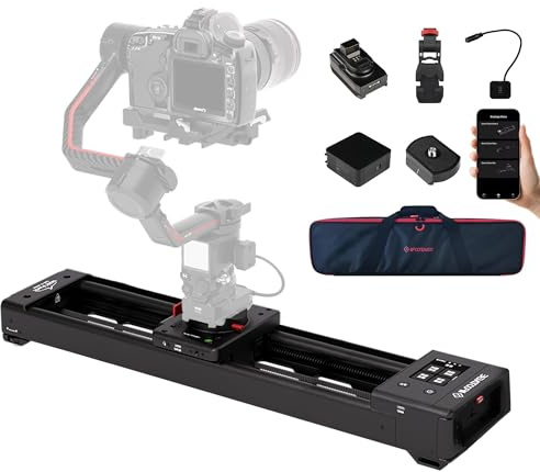 IFOOTAGE Shark Slider Nano II-660 Motorischer Kameraslider Perfekt für Content Creator & Vlogger, App-Steuerung, KI-Gesichtserkennung, Ultraportabel, DJI Kompatibel, Ideal für Social Media Videos