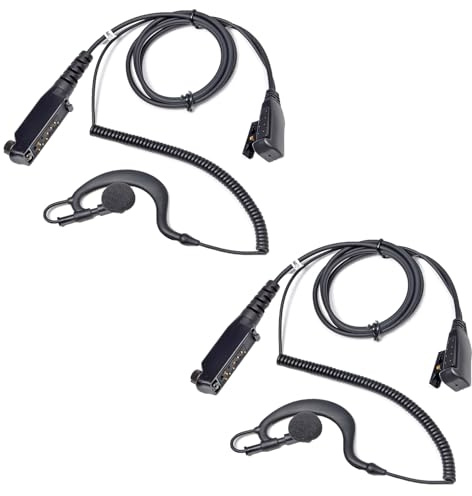 HYSHIKRA Sepura Headset (G-Form 2) | Kompatibel mit Sepura STP8000 STP9000 SC20 SC21 Radios